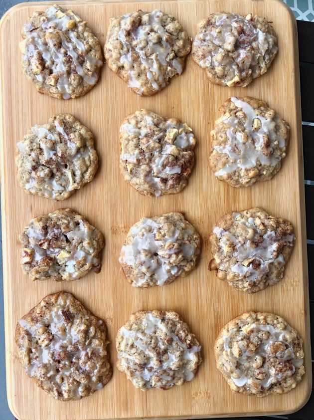 Look at all of those Maple Glazed Apple cookies