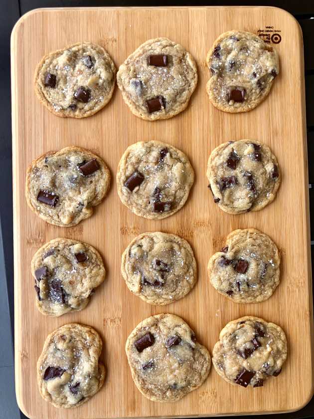 Look at all of those Sea Salt Chocolate Chip cookies!